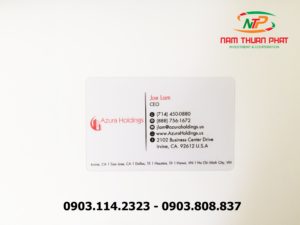 In thẻ nhân viên - Dây Đeo Thẻ Nam Thuận Phát - Công Ty TNHH Đầu Tư Nam Thuận Phát